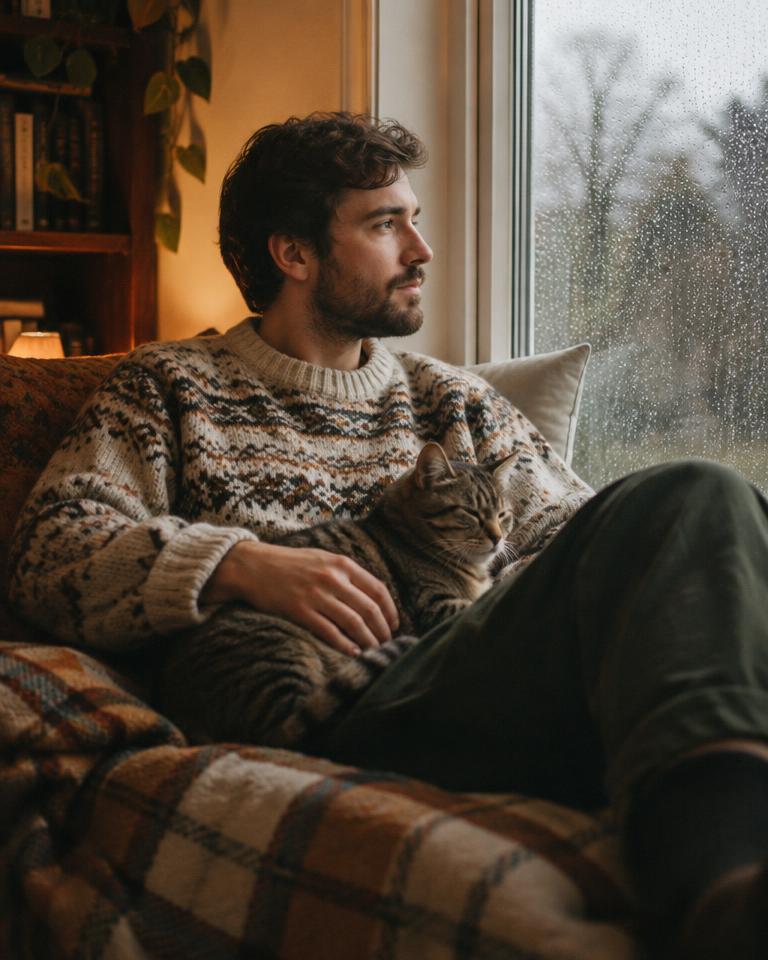 Coin de fenêtre cozy
